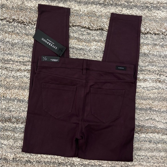Liverpool Skinny Jeans In Aubergine Sz 4/27 NWT | Liverpool Mid Rise Skinny NEW- - Picture 9 of 13